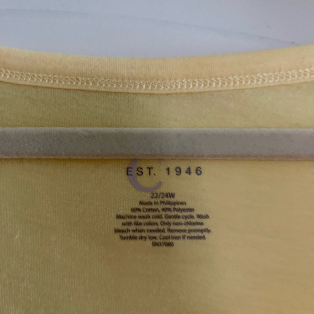Yellow Tee - Picture 3 of 3